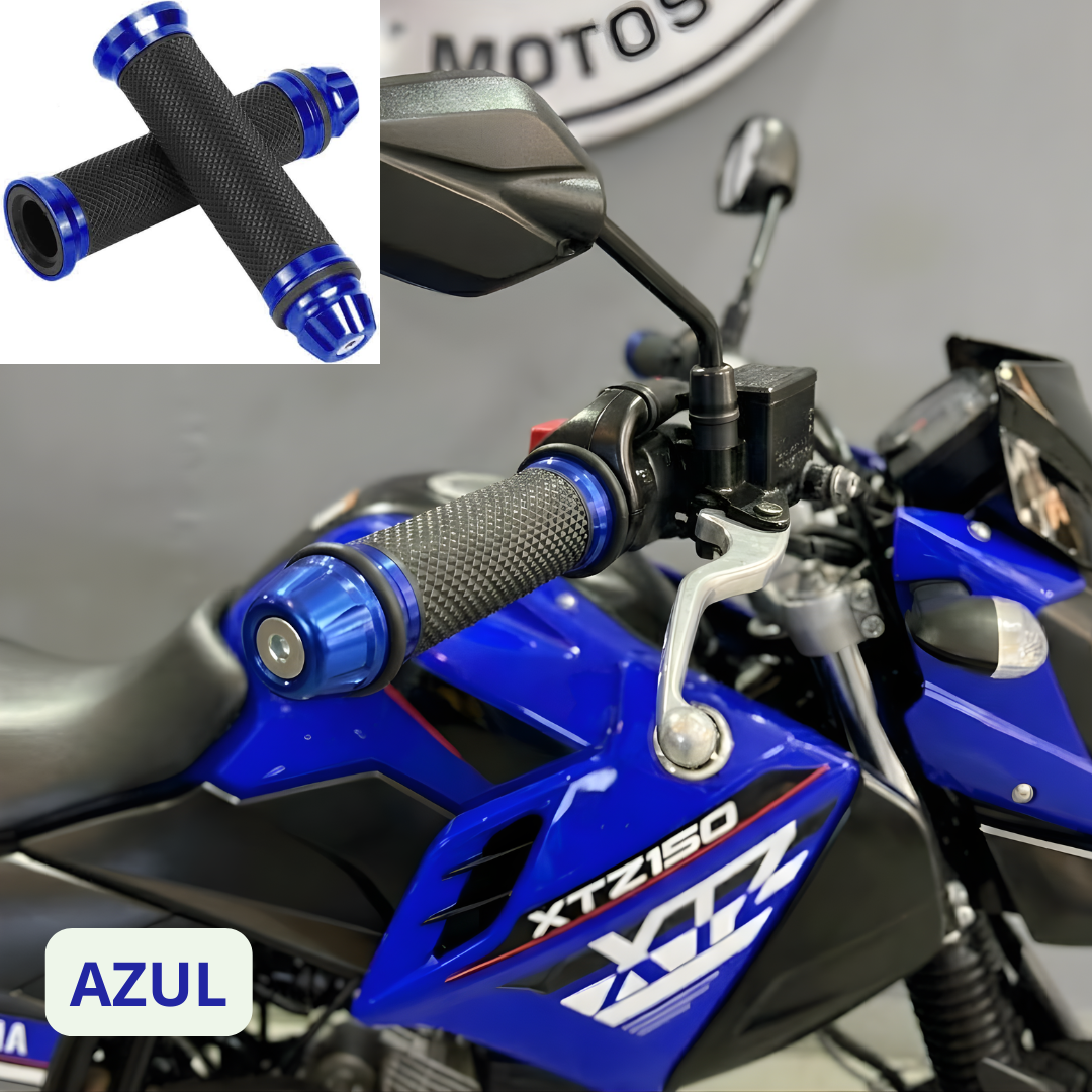 ⚡Puños Premium para Motocicleta (Universales) – Diseño Deportivo en Aluminio y Máximo Agarre⚡