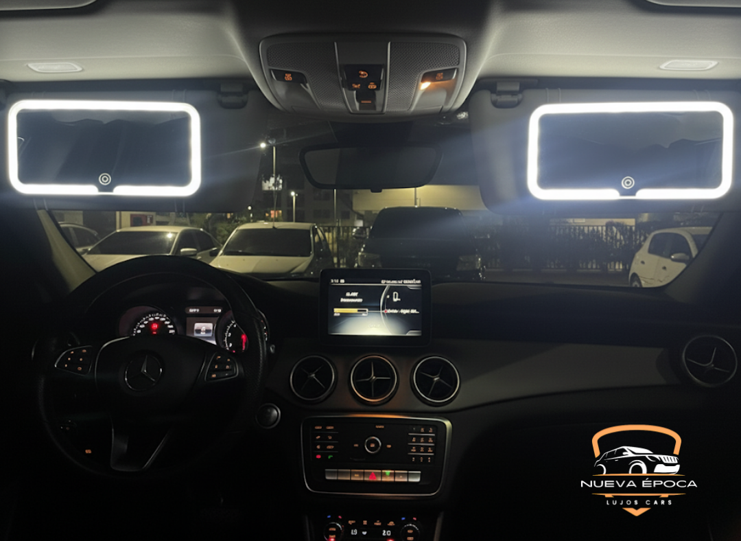 Espejo LED para Carro – Original, Portátil y con Batería Recargable