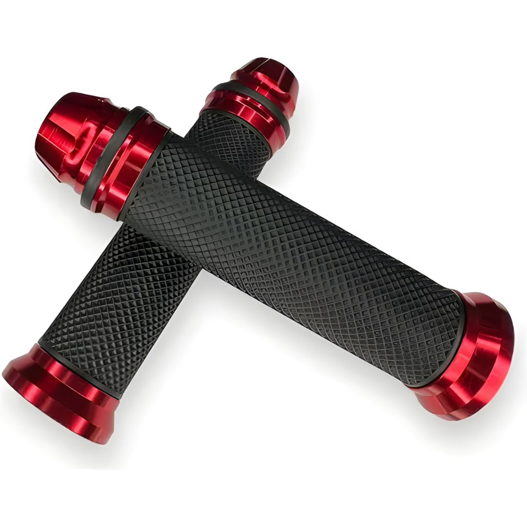 ⚡Puños Premium para Motocicleta (Universales) – Diseño Deportivo en Aluminio y Máximo Agarre⚡