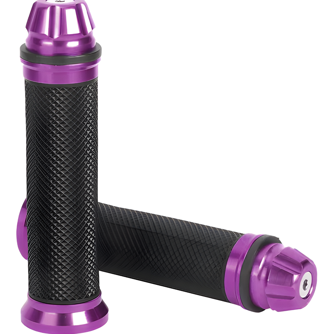 ⚡Puños Premium para Motocicleta (Universales) – Diseño Deportivo en Aluminio y Máximo Agarre⚡